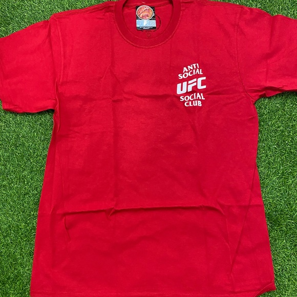 Anti Social Social Club x UFC Red Tee - Picture 2 of 2